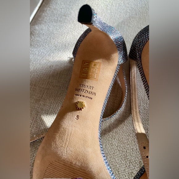 Stuart Weitzman Nunaked Straight Strap Sandal
Gunmetal - Picture 8 of 11